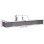 Tumbona doble con cojines ratán sintético gris de , Tumbonas - Ref: Foro24-368391, Precio: 257,50 €, Descuento: %