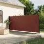 Toldo lateral retráctil marrón 180x500 cm de , Sombrillas - Ref: Foro24-4004449, Precio: 120,76 €, Descuento: %