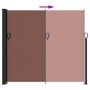 Toldo lateral retráctil marrón 180x500 cm de , Sombrillas - Ref: Foro24-4004449, Precio: 123,86 €, Descuento: %