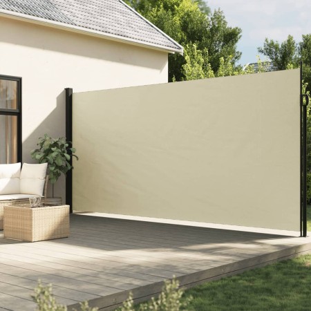 Toldo lateral retráctil crema 220x500 cm de , Sombrillas - Ref: Foro24-4004475, Precio: 135,79 €, Descuento: %
