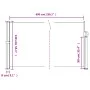 Toldo lateral retráctil gris antracita 140x600 cm by , Umbrellas - Ref: Foro24-4004518, Price: 90,28 €, Discount: %