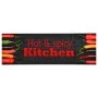 Alfombra de cocina lavable Hot&Spicy 45x150 cm de vidaXL, Felpudos - Ref: Foro24-323479, Precio: 19,43 €, Descuento: %