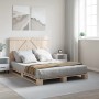Estructura de cama con cabecero madera maciza pino 140x200 cm de , Camas y somieres - Ref: Foro24-3281552, Precio: 194,35 €, ...