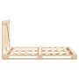 Estructura de cama con cabecero madera maciza pino 140x200 cm de , Camas y somieres - Ref: Foro24-3281552, Precio: 194,35 €, ...