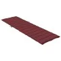 Cojín para tumbona tela rojo tinto melange 200x60x4 cm de , Cojines para sillas y sofás - Ref: Foro24-4002518, Precio: 41,88 ...