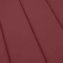 Cojín para tumbona tela rojo tinto melange 200x60x4 cm de , Cojines para sillas y sofás - Ref: Foro24-4002518, Precio: 41,88 ...