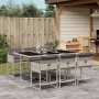 Set comedor jardín 7 pzas y cojines ratán sintético gris claro de , Conjuntos de jardín - Ref: Foro24-3278038, Precio: 402,17...