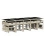 Set comedor jardín y cojines 15 pzas ratán sintético gris claro de , Conjuntos de jardín - Ref: Foro24-3278122, Precio: 781,8...