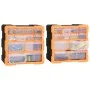 Multi-drawer organizers with 12 drawers 2 pcs 26.5x16x26 cm by vidaXL, Toolboxes - Ref: Foro24-147581, Price: 37,10 €, Discou...