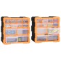 Organizadores multicajones con 12 cajones 2 uds 26,5x16x26 cm de vidaXL, Cajas de herramientas - Ref: Foro24-147581, Precio: ...