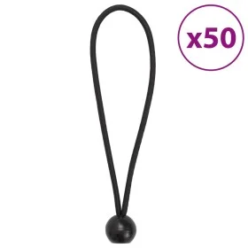Cuerdas elásticas con bolas 50 unidades 21 x 0,5 cm de , Accesorios para tiendas de campaña - Ref: Foro24-4008139, Precio: 27...