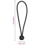 Cuerdas elásticas con bolas 50 unidades 21 x 0,5 cm de , Accesorios para tiendas de campaña - Ref: Foro24-4008139, Precio: 28...