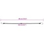 Cuerdas elásticas con tiras reflectantes y ganchos 50 uds 88 cm de , Accesorios para tiendas de campaña - Ref: Foro24-4008153...