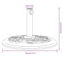 Base de sombrilla semicircular para palos de Ø38/48 mm 12 kg de , Bases para sombrillas - Ref: Foro24-4007971, Precio: 47,64 ...