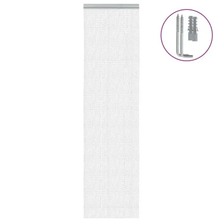 Mosquitera de cadena para puerta aluminio 56x202 cm de , Mosquiteras para ventanas - Ref: Foro24-4010007, Precio: 51,81 €, De...