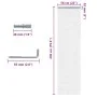 Mosquitera de cadena para puerta aluminio 56x202 cm de , Mosquiteras para ventanas - Ref: Foro24-4010007, Precio: 51,81 €, De...