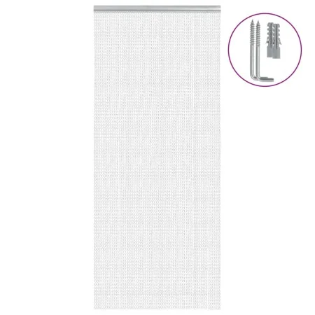 Mosquitera de cadena para puerta aluminio 90x220 cm de , Mosquiteras para ventanas - Ref: Foro24-4010013, Precio: 85,84 €, De...