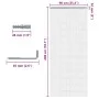 Mosquitera de cadena para puerta aluminio 90x200 cm de , Mosquiteras para ventanas - Ref: Foro24-4010011, Precio: 84,28 €, De...