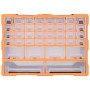 Organizador multicajones con 40 cajones 52x16x37,5 cm de vidaXL, Cajas de herramientas - Ref: Foro24-147577, Precio: 51,97 €,...