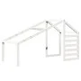 Solid white pine wood children's bed canopy 198x87x113 cm by , Accessories for beds and slatted bases - Ref: Foro24-846874, P...