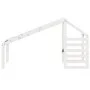 Solid white pine wood children's bed canopy 198x87x113 cm by , Accessories for beds and slatted bases - Ref: Foro24-846874, P...