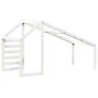 Solid white pine wood children's bed canopy 198x87x113 cm by , Accessories for beds and slatted bases - Ref: Foro24-846874, P...