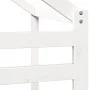 Solid white pine wood children's bed canopy 198x87x113 cm by , Accessories for beds and slatted bases - Ref: Foro24-846874, P...