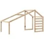 Solid pine wood children's bed canopy 198x97x113 cm by , Accessories for beds and slatted bases - Ref: Foro24-846876, Price: ...