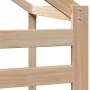 Solid pine wood children's bed canopy 198x97x113 cm by , Accessories for beds and slatted bases - Ref: Foro24-846876, Price: ...