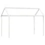 Solid white wood children's bed canopy 217x95.5x159 cm by , Accessories for beds and slatted bases - Ref: Foro24-846959, Pric...