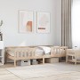 Estructura de cama madera maciza de pino 90x200 cm de , Camas y somieres - Ref: Foro24-846973, Precio: 132,12 €, Descuento: %