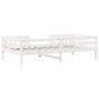 Estructura de cama madera maciza de pino blanco 100x200 cm de , Camas y somieres - Ref: Foro24-846971, Precio: 133,92 €, Desc...