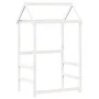 Solid white pine wood children's bed canopy 98x70x176.5 cm by , Accessories for beds and slatted bases - Ref: Foro24-846992, ...