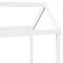 Solid white pine wood children's bed canopy 98x70x176.5 cm by , Accessories for beds and slatted bases - Ref: Foro24-846992, ...