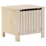 Caja de almacenaje con tapa RANA madera maciza pino 60x49x54 cm de , Baúles de almacenamiento - Ref: Foro24-4002327, Precio: ...