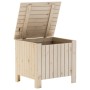Caja de almacenaje con tapa RANA madera maciza pino 60x49x54 cm de , Baúles de almacenamiento - Ref: Foro24-4002327, Precio: ...
