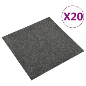 Baldosas de suelo de moqueta 20 uds 5m² 50x50cm gris antracita de vidaXL, Suelos y moquetas - Ref: Foro24-147309, Precio: 112...