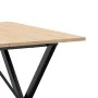 Mesa de comedor marco X madera maciza pino y acero 80x80x75 cm by , Kitchen and dining tables - Ref: Foro24-3282695, Price: 7...
