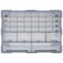 Organizador multicajones con 40 cajones 52x16x37,5 cm de vidaXL, Cajas de herramientas - Ref: Foro24-147578, Precio: 50,31 €,...