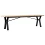 Mesa de centro marco Y madera maciza pino y acero 160x40x45,5cm by , Kitchen and dining tables - Ref: Foro24-3282778, Price: ...