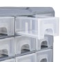 Organizador multicajones con 40 cajones 52x16x37,5 cm de vidaXL, Cajas de herramientas - Ref: Foro24-147578, Precio: 50,31 €,...