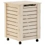 Cesta ropa sucia con ruedas RANA madera maciza pino 45x45x64 cm de , Cestas para ropa - Ref: Foro24-4002325, Precio: 76,33 €,...
