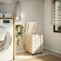 Cesta ropa sucia con ruedas RANA madera maciza pino 45x45x64 cm de , Cestas para ropa - Ref: Foro24-4002325, Precio: 76,33 €,...
