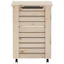 Cesta ropa sucia con ruedas RANA madera maciza pino 45x45x64 cm de , Cestas para ropa - Ref: Foro24-4002325, Precio: 77,48 €,...