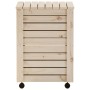 Cesta ropa sucia con ruedas RANA madera maciza pino 45x45x64 cm de , Cestas para ropa - Ref: Foro24-4002325, Precio: 77,48 €,...
