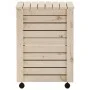 Cesta ropa sucia con ruedas RANA madera maciza pino 45x45x64 cm de , Cestas para ropa - Ref: Foro24-4002325, Precio: 76,33 €,...
