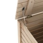 Cesta ropa sucia con ruedas RANA madera maciza pino 45x45x64 cm de , Cestas para ropa - Ref: Foro24-4002325, Precio: 77,48 €,...