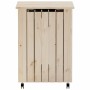 Cesta ropa sucia con ruedas RANA madera maciza pino 45x45x64 cm de , Cestas para ropa - Ref: Foro24-4002333, Precio: 79,90 €,...