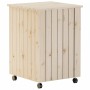 Cesta ropa sucia con ruedas RANA madera maciza pino 45x45x64 cm de , Cestas para ropa - Ref: Foro24-4002333, Precio: 79,90 €,...