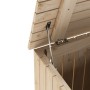 Cesta ropa sucia con ruedas RANA madera maciza pino 45x45x64 cm de , Cestas para ropa - Ref: Foro24-4002333, Precio: 79,90 €,...